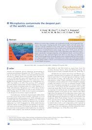 Long, narrow and deep topographic depressions associated with volcanic arcs that together . Pdf Microplastics Contaminate The Deepest Part Of The World S Ocean