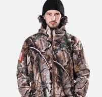 Men's Soft Shell Heated Jacket With 12V Battery Pack - Camo Tree