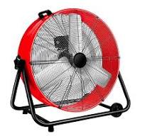 WARMLREC 24" Industrial Floor Fan, 8900 CFM High Velocity Drum Fan with 3  Speeds, Portable Heavy Duty Industrial Fan for Warehouse, Workshop,  Factory, ...
