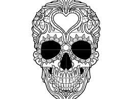 Download Skull With Flower Vector Sugar Skull Svg Skull Svg Skull Vector Sugar Skull Art Vector Skull