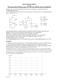 Operationsverstarker 3 Op Als Differenzverstarker Technik Unterrichtsmaterial Berufsschule