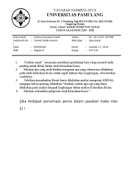 Check spelling or type a new query. Soal Uas Analisa Kelayakan Pabrik