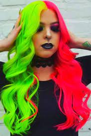 Dyed Hair Half Dyed Hair Dyed Hair Hair Color
