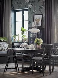 Artificial marble dining table with 2 benches chair set for kitchen, dining room. Dining Room Sets From 64 Ikea