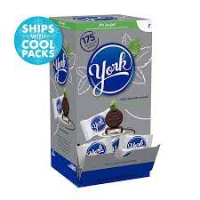 One 3 ounce bag york sugar free peppermint patties, one 3 ounce bag reese's sugar free peanut butter cups, . Snack Nut Free York Peppermint Patties Dark Chocolate Covered Mint Candy