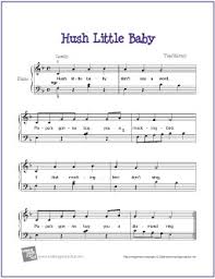 Maybe you would like to learn more about one of these? Hush Little Baby Free Easy Piano Sheet Music