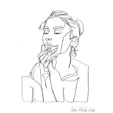 Boris Schmitz Portfolio Liked On Polyvore Featuring Filler And Transparent Line Art Line Art Drawings Abstract Face Art