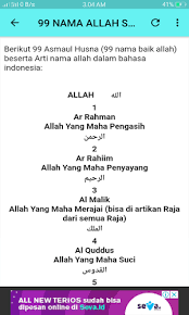 Selain itu juga diwajibkan mengimani asmaul husna. Pathbrite Media Detail