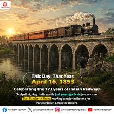 first passenger train journey ...