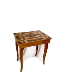 Reuge vintage music box table jewelry box i dr zhivago laras theme. Vintage Wooden Reuge Musical Table From Italy 1950s Inlaid Wood Jewellery Table Vintage 1960 S Music Box Music Box Vintage Wooden Music Box