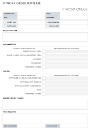 Free printable generic job application form 6 reinadela selva. 15 Free Work Order Templates Smartsheet