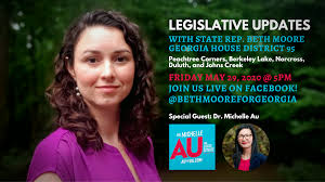 Her departure is tectonic in its reverberations, said. Legislative Updates Withstate Representative Beth Moore Dr Michelle Au