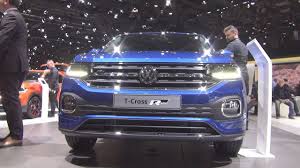 Volkswagen T Cross 1 0 Tsi 115 Hp 7 Dsg Reef Blue 2019 Exterior And Interior Volkswagen Geneva Motor Show Exterior