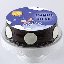 Avail same day delivery midnight delivery free shipping Fathers Day Cake Order Cakes For Father S Day Online Ferns N Petals