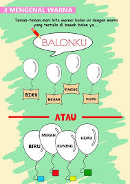 Mengenal Warna Buku Anak Kegiatan Balita Kegiatan Sekolah