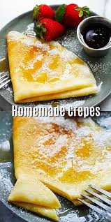 Homemade Crepes Easy Crepes Recipe That Anyone Can Make At Home No Fancy Utensils Needed Just A Nonstick P Sweet Crepes Homemade Crepes Sweet Crepes Recipe