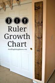 Diy Ruler Growth Chart Want Need Love Growth Chart