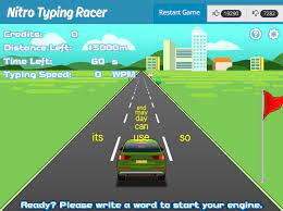 Play racing games on y8.com. Typing Master Car Race Game