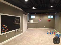 Our exposed basement ceiling has officially been painted and our basement has finally been put back together…okay, almost, but we're working on it. Pros Cons Of Keeping A Low Basement Ceiling Exposed Unfinished