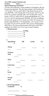 Solved Als 3204 Animal Nutrition And Feeding Ration Balan Chegg Com
