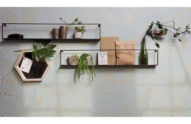 Woood Wandregal Meert 100 Cm Metall Schwarz Regal Regal Haus Deko Regalwand