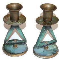 Enjoy free shipping on orders over $35. Vintage Shabbat Candlestick Candle Holders Signed Dayagi Judaica Israel 1960 S Shabbat Candlesticks Candle Holders Candlesticks