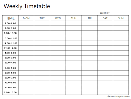 Printable Timetable Template For Kids School Timetable Schedule Timetable Template School Timetable Study Timetable Template