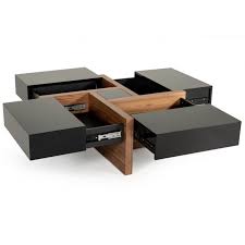Shop allmodern for modern and contemporary black coffee tables to match your style and budget. Buy Modern Black Coffee Table With Drawers Alezio