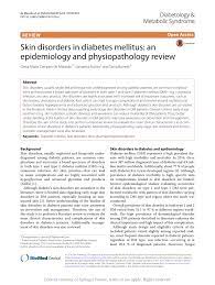 Pdf Skin Disorders In Diabetes Mellitus An Epidemiology And Physiopathology Review