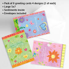In addition to our wide selection of brand name greeting cards we offer a large variety of boxed note cards, thank. Buy Thinking Of You Religious Greeting Cards Value Pack Set Of 8 4 Designs Large 5 X 7 Cards Sentiments Inside Faith Friendship Cards Online In Poland B01as7bpvw