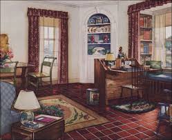 Google Image Result For Http Www Antiquehomestyle Com Inside Colonial Gallery Page03 Jpg Traditional Style Living Room 1930s House Interior 1930s Home Decor