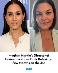 🔗: bit.ly/3WmBP1w Meghan Markle is facing the loss of a staffer who quit  working at Netflix to become the Duke and Duchess of Sussex's director of  communications a few months ago. 📷️:
