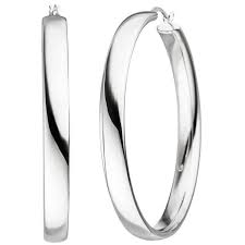 Creolen 925 sterling silber ohrringe perlenohrringe 1 paar creolen mit klappmechanik aus 925 sterlingsilber, rhodiniert, mit 2 dunklen synthetischen perlen, höhe ca. Jobo Creolen 925 Sterling Silber Ohrringe Silbercreolen Silberohrringe Ebay