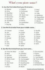 Skallywag Creeper Barnacle Reading Fun Name Games Pirates