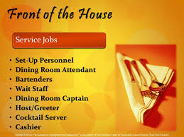 How much does a dining room attendant make? Front Of The House Service Jobs Set Up Personnel Dining Room Attendant Ppt Video Online Download