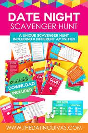 Use our cheeky list of 50+ indoor scavenger hunt riddles for adults for a hilarious adventure. Scavenger Hunt Date Night From The Dating Divas
