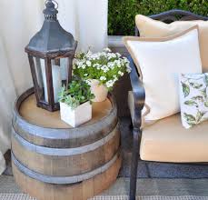 Wine barrel tables are on sale and with free freight. Diy Ways To Decorate With Wine Barrels
