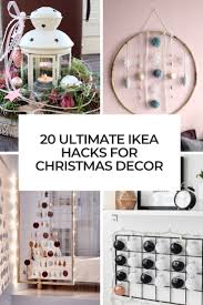 Deck your halls with christmas decorations and feel the holiday cheer all around. 20 Ultimate Ikea Hacks For Christmas Decor Shelterness