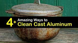 Start by cleaning off any dirt or debris on the aluminum with a cloth or the cleaning brush. 4 Amazing Ways To Clean Cast Aluminum