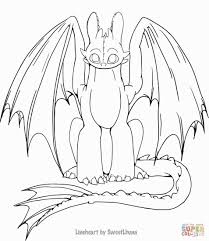 Toothless Coloring Pages Dragon Coloring Page