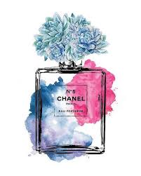 Articles Similaires A 3 X Imprime Chanel 8 Best Illustration De Mode Fond D Ecran Telephone Art De Crayon De Couleur