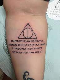 Childhood Was Used To Be Awesome With Harry Potter It Made Us Laugh It Made Us Cry But Above All It Thought Harry Potter Tattoos Tattoos Harry Potter Tattoo