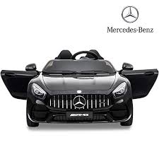 Sinoluck Kids Ride On Car 12v Mercedes Benz Gt Kids Electric Car 2 Seater Dual Drive 35w2 Battery Motorized Cars For Kids With Remote Control Built In Led Lights Bluetooth Horn Buy Online