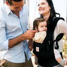 My baby is 9 months and we love our ergobaby carrier. Choose The Original Black And Camel Baby Carrier