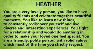 Heather Meaning Of My Name What Is Your Name New Things To Learn