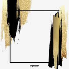 White and gold hexagon pattern background. Black Gold Brush Decorative Border Photo Extravagant Gold Simple Png Transparent Clipart Image And Psd File For Free Download White Marble Background Gold And Black Background Decorative Borders