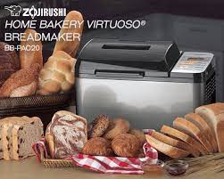 Zojirushi has designed a full course of gluten free recipes that bring baked bread to the table for many people some customers have found that the two paddles can result in a lopsided bread in smaller loaf sizes. Zojirushi S Home Bakery Virtuoso Breadmaker Bb Pac20 Zojirushi Blog