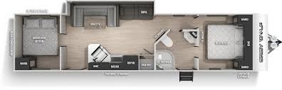 Additional sleeping areas include the convertible dinette. Grey Wolf 29qb Forest River Rv Manufacturer Of Travel Trailers Fifth Wheels Tent Campers Motorhomes