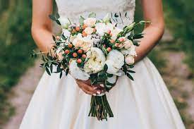 Our best selling goddess bouquet. The Best Bouquet Shape For Your Wedding Dress