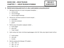 Maybe you would like to learn more about one of these? Soal Tematik Kelas 2 Sd Tema 1 Semester 1 Kurikulum 2013 Administrasi Sekolah Sd Mi Smp Mts Sma Ma Smk